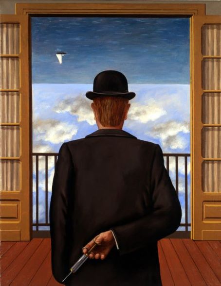 In the style of René Magritte. The Premonition of chaos [2]